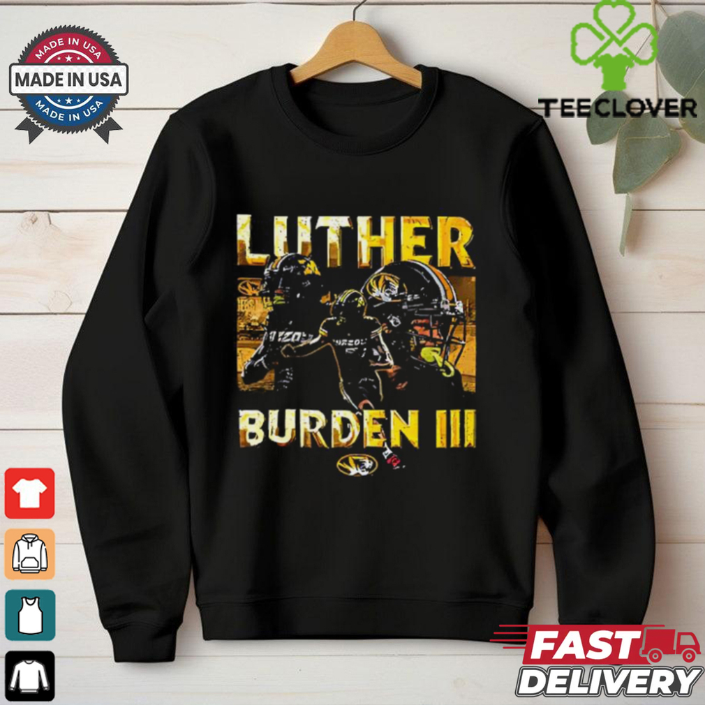 Mizzou Tigers 2024 Luther Burden III picture collage shirt Mizzou Tigers 2024 Luther Burden III picture collage shirt