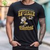 Mizzou Tigers Baseball Head Player Tiger Head Black T Shirt