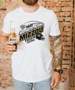 Mizzou Tigers Goodyear Cotton Bow Grey Helmet T Shirt