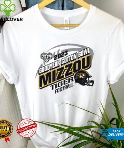 Mizzou Tigers Goodyear Cotton Bow Grey Helmet T Shirt