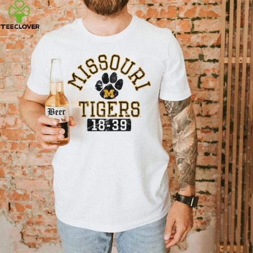 Mizzou Tigers Legacy Missouri Tigers Paw 18 39 White T Shirt