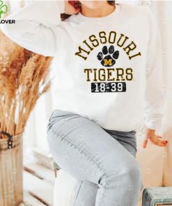 Mizzou Tigers Legacy Missouri Tigers Paw 18 39 White T Shirt