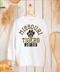 Mizzou Tigers Legacy Missouri Tigers Paw 18 39 White T Shirt