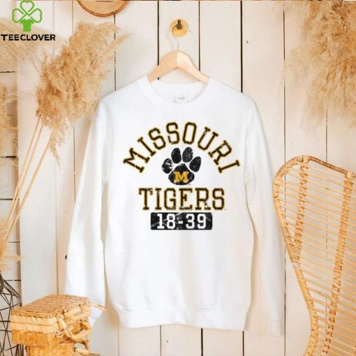 Mizzou Tigers Legacy Missouri Tigers Paw 18 39 White T Shirt