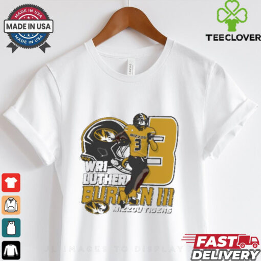 Mizzou Tigers NIL 2024 Football Luther Burden III WR1 NCAA t shirt