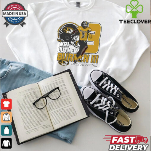 Mizzou Tigers NIL 2024 Football Luther Burden III WR1 NCAA t shirt