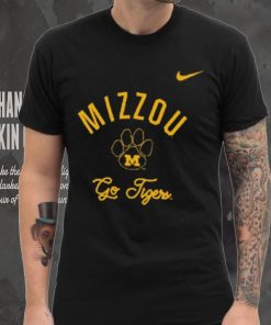 Mizzou Tigers Nike® 2023 Mizzou Vault Paw Marled Black T Shirt