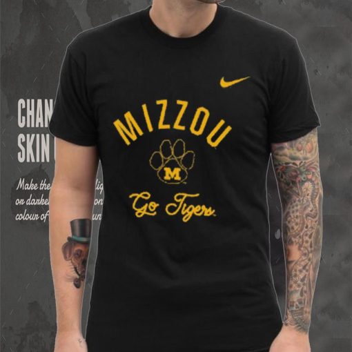 Mizzou Tigers Nike® 2023 Mizzou Vault Paw Marled Black T Shirt