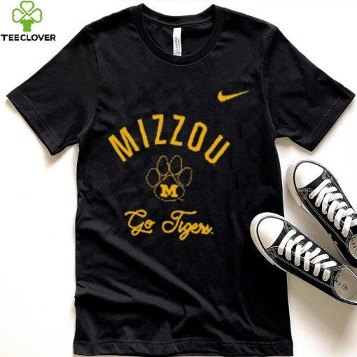 Mizzou Tigers Nike® 2023 Mizzou Vault Paw Marled Black T Shirt