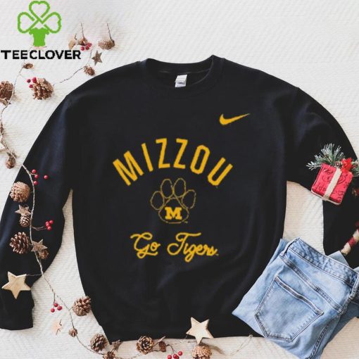 Mizzou Tigers Nike® 2023 Mizzou Vault Paw Marled Black T Shirt