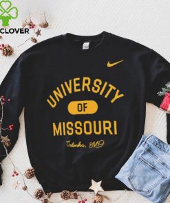 Mizzou Tigers Nike® 2023 University Of Missouri Columbia Black Shirt