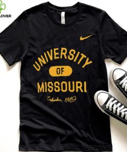 Mizzou Tigers Nike® 2023 University Of Missouri Columbia Black Shirt