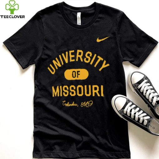 Mizzou Tigers Nike® 2023 University Of Missouri Columbia Black Shirt