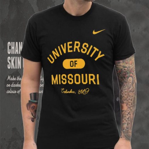 Mizzou Tigers Nike® 2023 University Of Missouri Columbia Black Shirt