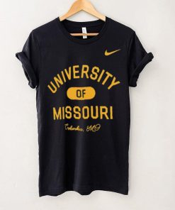 Mizzou Tigers Nike® 2023 University Of Missouri Columbia Black Shirt