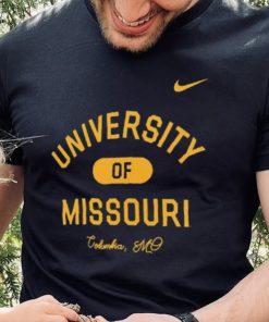 Mizzou Tigers Nike® 2023 University Of Missouri Columbia Black Shirt