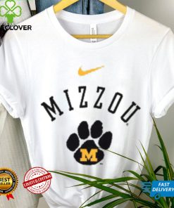 Mizzou Tigers Nike® 2023 Women's Vault M Paw Logo White Crew Shirt