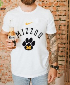Mizzou Tigers Nike® 2023 Women's Vault M Paw Logo White Crew Shirt 3 Mizzou Tigers Nike® 2023 Women's Vault M Paw Logo White Crew Shirt