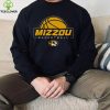 Mizzou Tigers Oval Tiger Head Basketball Black T Shirt