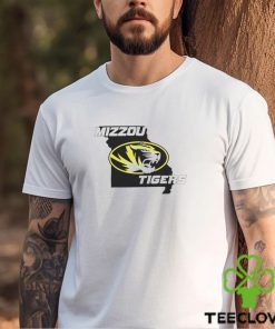 Mizzou Tigers Oval Tiger Head State Outline Gold Sec hoodie, sweater, longsleeve, shirt v-neck, t-shirt