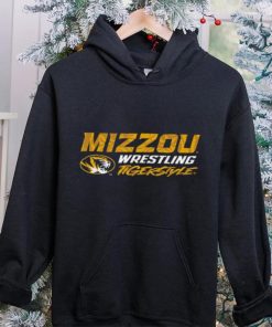 Mizzou Tigers Oval Tiger Head Youth Tiger Style Wrestling Black T Shirt