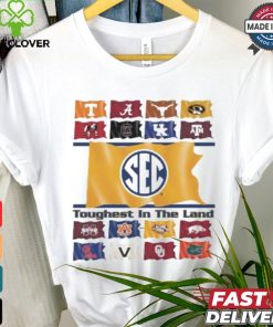 Mizzou Tigers Sec Conference Flags Toughest In The Land T shirt