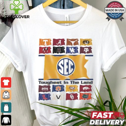 Mizzou Tigers Sec Conference Flags Toughest In The Land T shirt