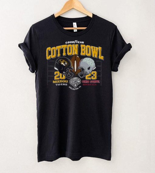 Mizzou Tigers Vs Ohio State Cotton Bowl Black T Shirt