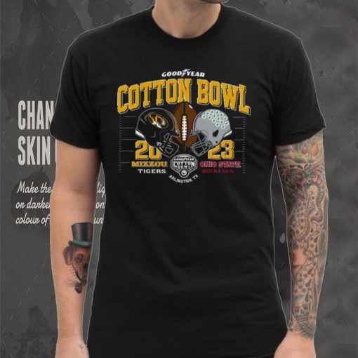 Mizzou Tigers Vs Ohio State Cotton Bowl Black T Shirt