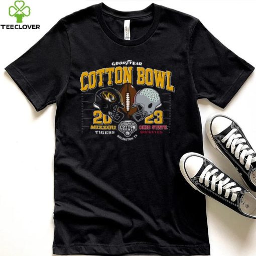 Mizzou Tigers Vs Ohio State Cotton Bowl Black T Shirt