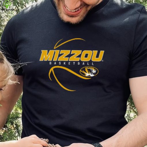 Mizzou Tigers Youth Black Basketball T Shirt