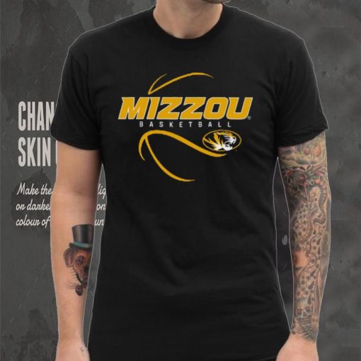 Mizzou Tigers Youth Black Basketball T Shirt