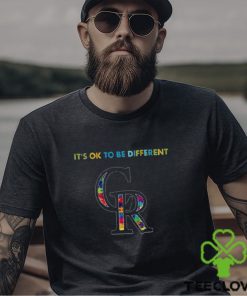 Mlb 2023 Colorado Rockies Autism It’s Ok To Be Different Shirt