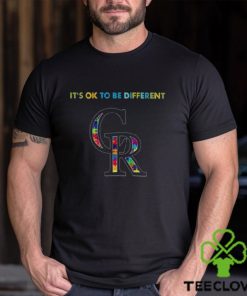 Mlb 2023 Colorado Rockies Autism It’s Ok To Be Different Shirt