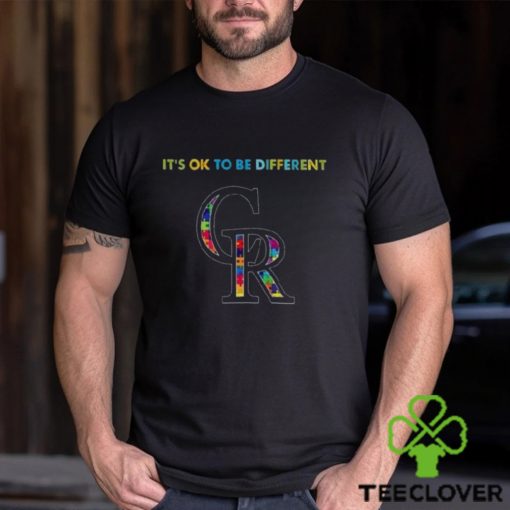 Mlb 2023 Colorado Rockies Autism It’s Ok To Be Different Shirt