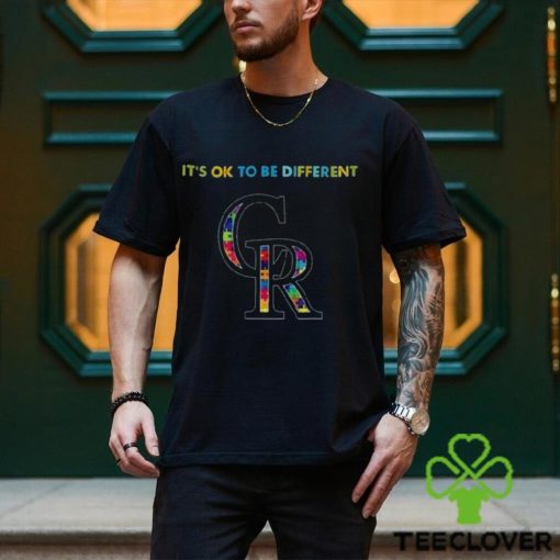 Mlb 2023 Colorado Rockies Autism It’s Ok To Be Different Shirt