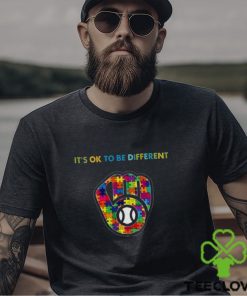 Mlb 2023 Milwaukee Brewers Autism It’s Ok To Be Different Shirt