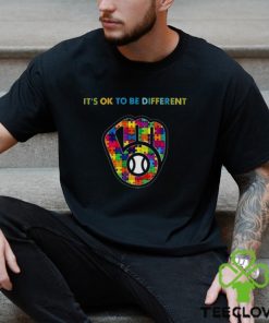 Mlb 2023 Milwaukee Brewers Autism It’s Ok To Be Different Shirt