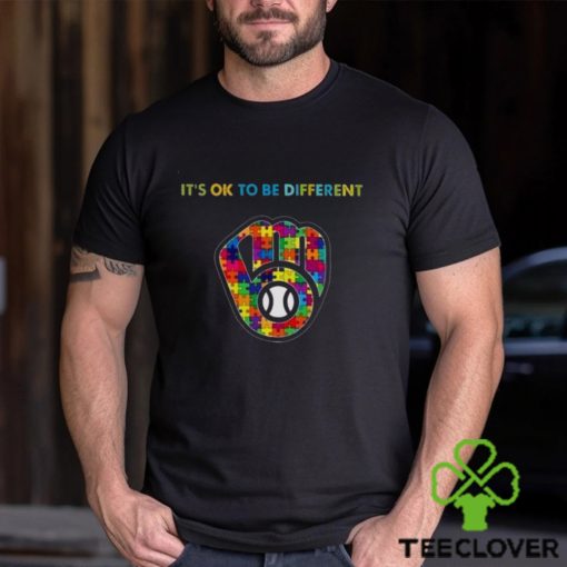 Mlb 2023 Milwaukee Brewers Autism It’s Ok To Be Different Shirt