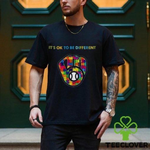 Mlb 2023 Milwaukee Brewers Autism It’s Ok To Be Different Shirt