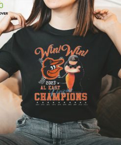 Mlb Baltimore Orioles win win 2023 al east Division champions art t shirt