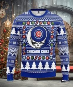 Mlb Chicago Cubs Grateful Dead Christmas Ugly Christmas Sweater