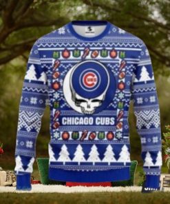 Mlb Chicago Cubs Grateful Dead Christmas Ugly Christmas Sweater