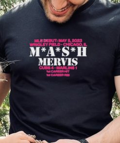 Mlb Debut May 5 2023 Wrigley Field Chicago Il Mash Mervis Cubs 4 Marlins 1 Shirt