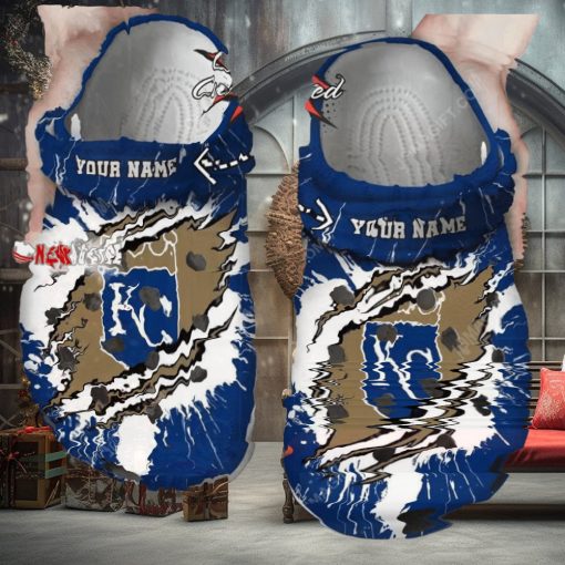 Mlb Kansas City Royals Ripped Claw Custom Name Crocs Clog