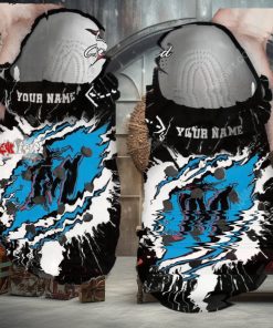 Mlb Miami Marlins Ripped Claw Custom Name Crocs Clog