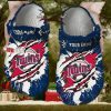 Mlb Minnesota Twins Ripped Claw Custom Name Crocs Clog