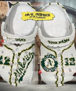 Mlb Oakland Athletics Custom Name Crocs Clog