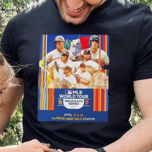 Mlb World Tour Mexico City Series 2023 San Diego Padres Vs San Francisco Giants Shirt