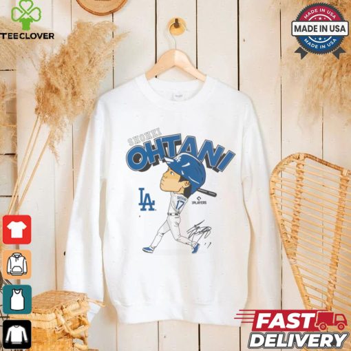 Mlb los angeles dodgers shohei ohtani white short sleeve t hoodie, sweater, longsleeve, shirt v-neck, t-shirt